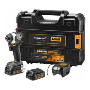 DEWALT Akku-Schlagschrauber 18V XR, 1/4″ (bürstenlos) im McLaren Design