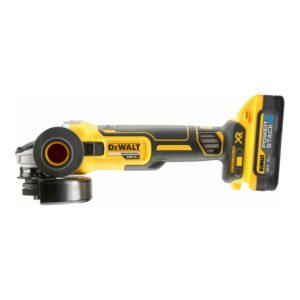 DEWALT Akku-Winkelschleifer 18V inkl. 2 x 18 V / 5 Ah Powerstack – Akkus