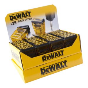 DEWALT Display 20 x DT7962 Box 25xT25 25 mm