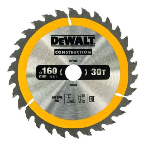 DEWALT Kreissägeblatt Handkreissäge 160/20 mm 30WZ DT1932-QZ