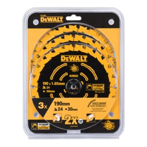 DEWALT Kreissägeblatt Handkreissäge 190/30mm 24WZ