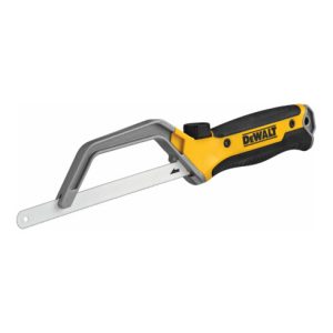 DEWALT Mini-Bügelsäge mit verstellbarer Blattlänge 10″/ 12″ inkl. 300mm / 12″ Blatt DWHT20327-0