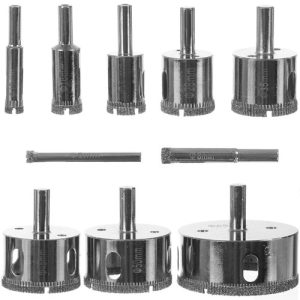 Diamant-Lochsägen-Set 6-68mm. 10-teilig