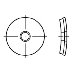 Dichtscheiben A 2 25 x 8,5 x1 rostfreiei A 2 S