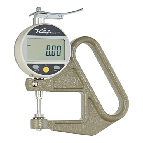 Dickenmessgerät JD 50 Messber.0-10mm Abl.0,01mm dig.fl.10=cmm KÄFER