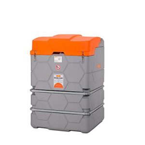 Dieseltank CEMO CUBE Outdoor Basic, 1500 l Volumen, Klappdeckel, 230 V Elektropumpe, B 1200 x T 1150 x H 1800 mm Dieseltank CEMO CUBE Outdoor Basic, 1500 l Volumen, Klappdeckel, 230 V Elektropumpe, B 1200 x T 1150 x H 1800 mm