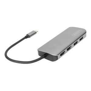 DIGITUS DA-70884 USB-C Universal Docking Station – Dockingstation – USB-C – HDMI – 1GbE DIGITUS DA-70884 USB-C Universal Docking Station – Dockingstation – USB-C – HDMI – 1GbE