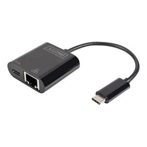 DIGITUS DN-3027 – Netzwerkadapter – USB-C – Gigabit Ethernet + USB-C DIGITUS DN-3027 – Netzwerkadapter – USB-C – Gigabit Ethernet + USB-C