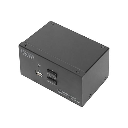 DIGITUS DS-12860 - KVM-/Audio-/USB-Switch - 2 Anschlüsse