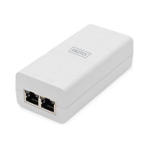 DIGITUS – Power Injector – Gigabit, aktiv, IEEE 802.3af, Midspan – Wechselstrom 100-240 V – 30 Watt – Ausgangsanschlüsse: 2 DIGITUS – Power Injector – Gigabit, aktiv, IEEE 802.3af, Midspan – Wechselstrom 100-240 V – 30 Watt – Ausgangsanschlüsse: 2