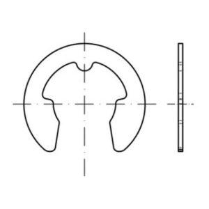 DIN 6799 1.4122 Sicherungsscheibe 2,3 rostfrei S
