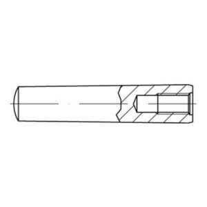 DIN 7978/ISO 8736 Kegelstifte mit Innengewinde Stahl A 10 x 100 S
