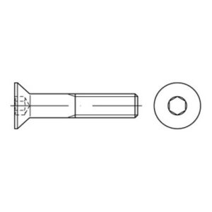 DIN 7991/ISO 10642 Senkschraube A 2 Edelstahl M 10 x 40 A 2 S Innensechskant