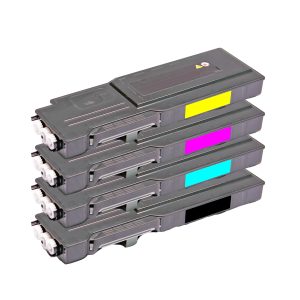 Toner-Sparset 4 x C 3760. Alternativ-Toner für Dell-Drucker