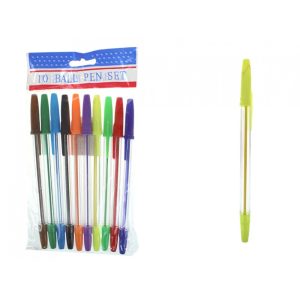 Kugelschreiber in bunten Farben 10er Set