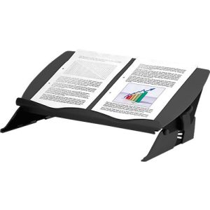 Dokumentenhalter Fellowes Easy Glide, höhen- & tiefenverstellbar, ergonomisch, schwarz/grau