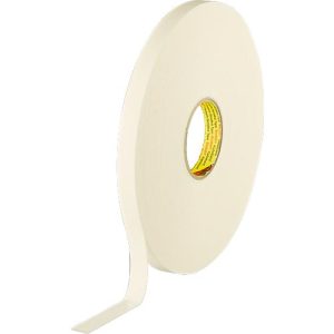Doppelseitiges Polyethylen Schaum-Klebeband, weiß