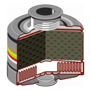 Dräger Safety Kombi-Filter Rd40 A2B2E2K2 Hg P3 R D