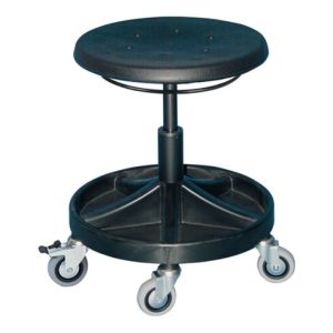 Drehhocker m.Rl.PU-Schaum schwarz Sitz-H.400-530mm LOTZ