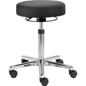 Drehhocker TEC basic IS 1999_ESD, ESD-leitfähig, höhenverstellbar, ergonom. Polster-Sitz, schwarz