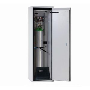 Druckgasflaschenschrank G-ULTIMATE-90 Standard, Flügeltür Anschlag rechts, 1x 50 l Flaschen, B 598 x T 615 x H 2050 mm Druckgasflaschenschrank G-ULTIMATE-90 Standard, Flügeltür Anschlag rechts, 1x 50 l Flaschen, B 598 x T 615 x H 2050 mm