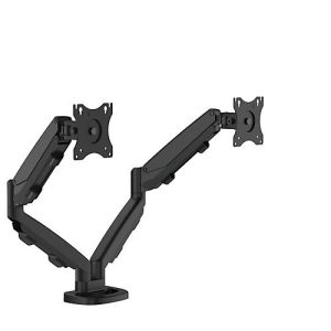 Dual Monitorarm Fellowes Eppa™, bis 39′ Gesamtbreite, VESA, dreh-/schwenk-/neig-/höhenverstellbar, schwarz
