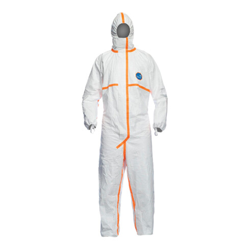Dupont Schutzoverall Typ 3/4/5/6 Tyvek 800J, weiß, Unisex-Größe: L