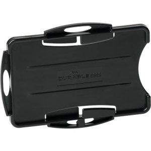 Durable Ausweishalter Eco, für 2 Karte, 10 Stück, Hoch – oder Querformat, B 54 x H 87 mm, recycelter Kunststoff, schwarz Durable Ausweishalter Eco, für 2 Karte, 10 Stück, Hoch – oder Querformat, B 54 x H 87 mm, recycelter Kunststoff, schwarz