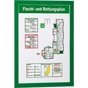Durable Inforahmen Duraframe, DIN A4, 10 Stück, grün