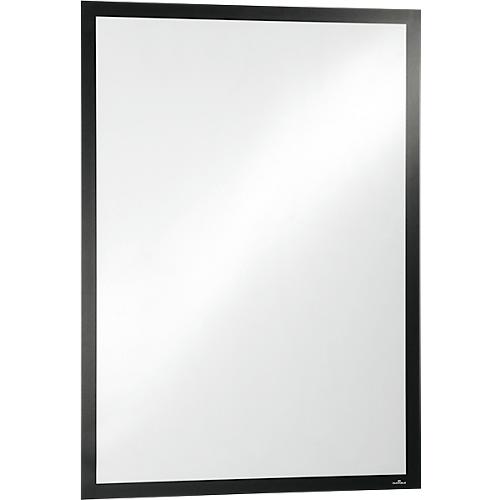 Durable Inforahmen DURAFRAME® Poster, Hoch-/Querformat, für 2 Poster, selbstklebend, aufklappbarer Magnetrahmen, B 545 x T 28 x H 745 mm, PET, schwarz
