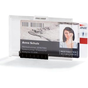 Durable Kartenhalter Pushbox Duo, Kunststoff, für bis zu 2 Karten pro Kammer, 10 St. Durable Kartenhalter Pushbox Duo, Kunststoff, für bis zu 2 Karten pro Kammer, 10 St.