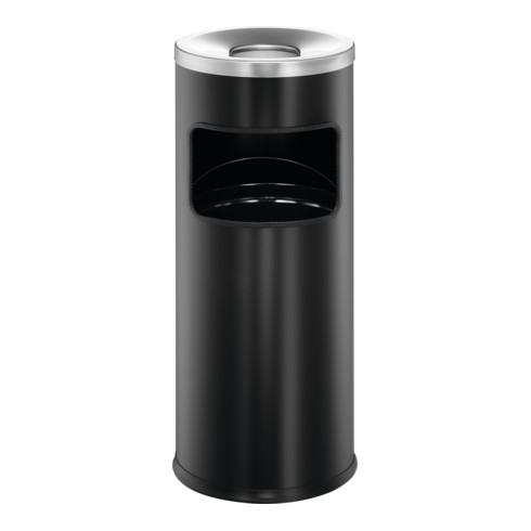 Durable Papierkorb safe mit Ascher Schwarz 17l