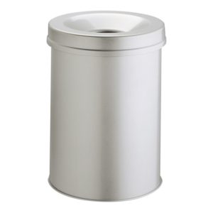 Durable Papierkorb safe rund Grau 15l Durable Papierkorb safe rund Grau 15l
