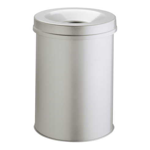 Durable Papierkorb safe rund Grau 15l