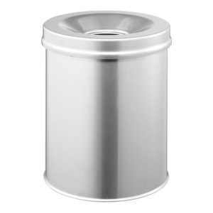 Durable Papierkorb safe rund Silber 15l Durable Papierkorb safe rund Silber 15l