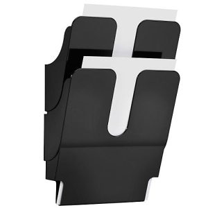 Durable Prospektspender Flexiplus 2, 2 Spender, A4, hoch, schwarz Durable Prospektspender Flexiplus 2, 2 Spender, A4, hoch, schwarz