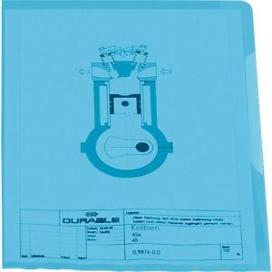 Durable Sichthülle Business, DIN A4, glatt, 50 Stück, blau Durable Sichthülle Business, DIN A4, glatt, 50 Stück, blau