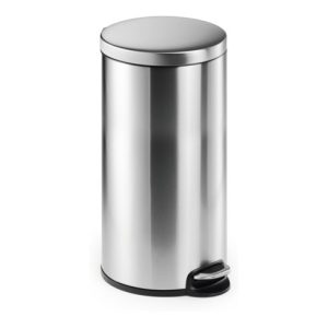 Durable Treteimer Edelstahl rund 30 Liter