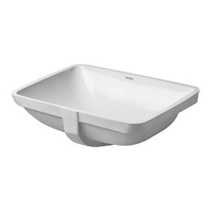 Duravit Einbauwaschtisch STARCK 3 mit Überlauf, ohne Hahnlochbank, 490 x 365 mm, ohne Hahnloch weiß