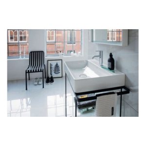 Duravit Einhebel-Waschtischmischer M C.1 ohne Zugstangen-Ablaufgarnitur chrom