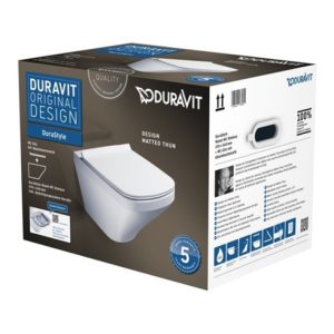 Duravit Wand-WC-Set RIMLESS DURASTYLE weiß Duravit Wand-WC-Set RIMLESS DURASTYLE weiß
