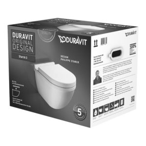 Duravit Wand-WC-Set STARCK 3 weiß Duravit Wand-WC-Set STARCK 3 weiß