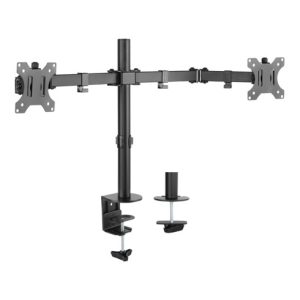 E+P Elektrik Monitor-Tischhalterung 13-32Zoll,2-fach,sw TH12