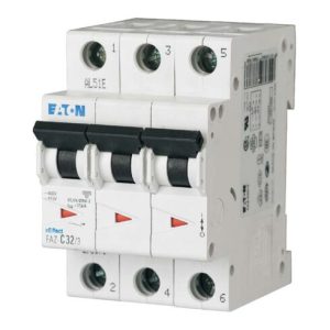 Eaton Leitungsschutzschalter C 6A, 3p FAZ-C6/3 Eaton Leitungsschutzschalter C 6A, 3p FAZ-C6/3