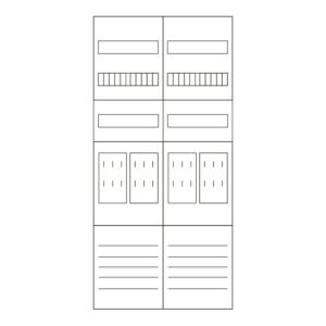 Eaton Zählerfeld 1050mm, 4ZP, 5pol. ZSD-Z27B0019