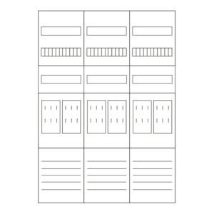 Eaton Zählerfeld 1050mm, 6ZP, 5pol. ZSD-Z37B0022 Eaton Zählerfeld 1050mm, 6ZP, 5pol. ZSD-Z37B0022