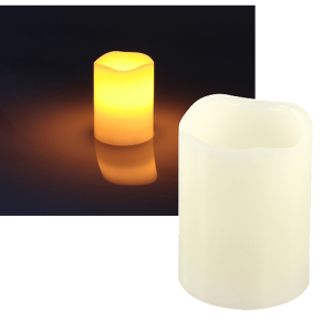 LED-Echtwachs-Kerze
