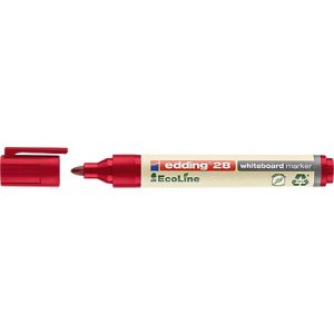 Edding 28 EcoLine Whiteboardmarker, Rundspitze, nachfüllbar, rot, 10 Stk. Edding 28 EcoLine Whiteboardmarker, Rundspitze, nachfüllbar, rot, 10 Stk.