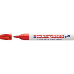edding 8300 industry permanent marker, rot, 1 Stück edding 8300 industry permanent marker, rot, 1 Stück