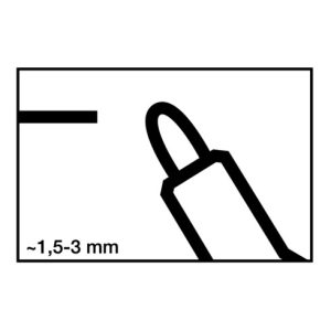Edding Boardmarker 250 rot Rundspitze abwischbar Strichbreite ca.1,5-3mm